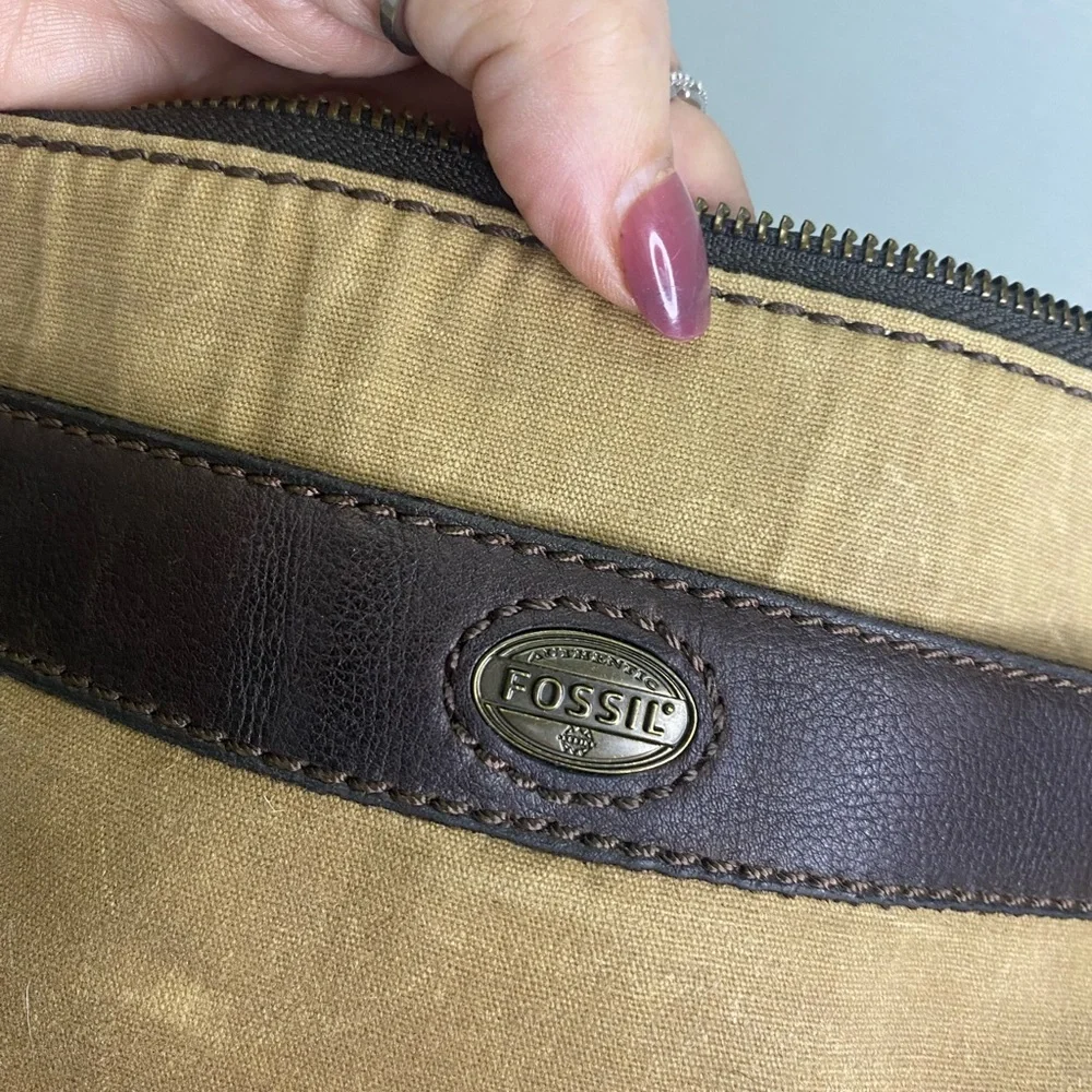 Fossil Tan Laptop Bag